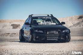 Stanced Audi A4 B8 With Wide Fenders And Avant Garde Rims Audi A4 Audi Wagon Cars