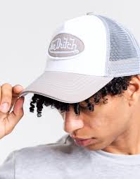 Von Dutch Cap White Grey Grey Von Dutch Trucker Cap JD Sports Australia