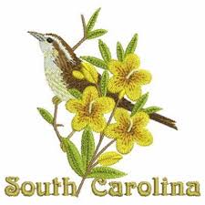 Inspired by all the scenic beauty found within the state of south carolina, 1. South Carolina Bird Flower Embroidery Designs Machine Embroidery Designs At Embroiderydesigns Com