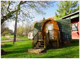 Top of the caves campground. A Glamping Cave Exploration Adventure At Spook Cave Iowa Between England Iowa
