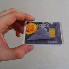 Auf wunsch mit verschiedenen gravuroptionen. Goldbarren Als Hochzeitsgeschenk In Geschenkbox Esg Goldbarren De