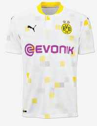 Die saison neigt sich dem ende entgegen. Borussia Dortmund Trikot 21 22 Auswarts Lowensport