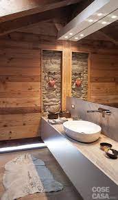 Chalet Moderno Una Casa Di Montagna In Stile Rustico Contemporaneo Cose Di Casa Chalet Moderni Rustico Contemporaneo Design Bagno Piccolo