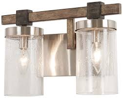 Minka Lavery Bridlewood 2 Light Bathroom Vanity Light In Stone Grey