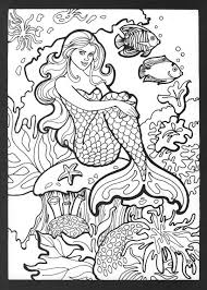 Mermaid Coloring Pages For Adults Best Coloring Pages For Kids Do you like mermaids ?