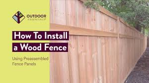 W00dfenceb0mv1 2/13 barrelle &} wood fence 7 w00dfenceb0mv1 2/13 barrelle &} wood fence 7 assembly and installation instructions fencing product type wood fence panels productweight (lb.). How To Build A Fence Using Pre Assembled Fence Panels Youtube