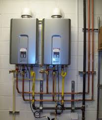 Measure the distance from the hot and cold supply lines to the water heater to choose the correct length connector. Hot Water Heaters Make In Oakville Faucets Installations