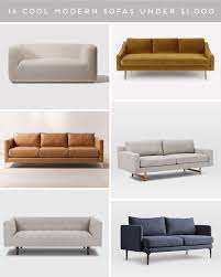 Couch Potato 16 Stylish Modern Sofas Under 1 000 Modern Couch Modern Sofa Modern Sofa Designs