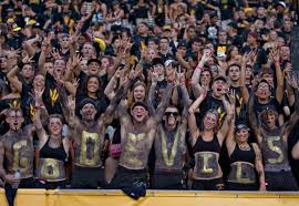 The game was a blackout and asu students were encouraged to wear all black clothing. Year In Sports 2011 Asu News