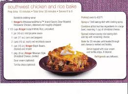 Southwest Chicken Rice Bake Kroger Recipe Kroger Recipes Baked Dishes Recipes