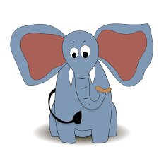 Subscribe fore more drawing lesson: Cartoon Character Elephant By 09910190 Thehungryjpeg Com