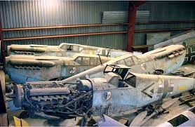 When wilson 'connie' edwards, right, was filming the classic war movie the battle of britain, he decided he'd keep the spitfire he was flying instead of receiving cash. Movie Star Messerschmitts Sold
