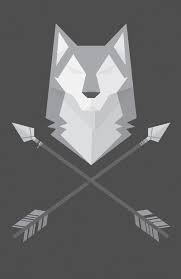 Geometric Wolf Art Print Lobo Geometrico Arte De Lobos Tatuajes De Lobos