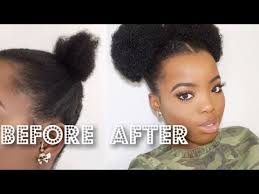 The Most Realistic Fake Afro Puff You Ve Ever Seen Short Natural 4c Hair Youtube 4c Natural Hairstyles Short Hair Puff Afro Puff