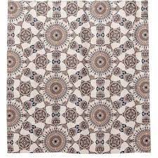 Ticking stripe shower curtain black, brown, grey, navy blue, red 72x72 custom sizes available southerntickingco 5 out of 5 stars (1,090) $ 58.00. Light Brown Cream Moroccan Tile Design Boho Shower Curtain Home Gifts Ideas Decor Special Unique Custom Individua Boho Shower Curtain Boho Shower Tile Design