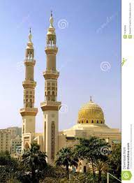 Islamic Mosque With Minarets Mosque Design Islamic Architecture Mosque Beautiful Mosques