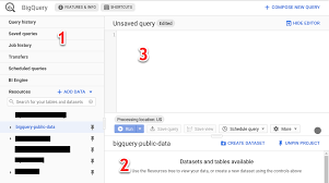Using The Cloud Console Bigquery Google Cloud