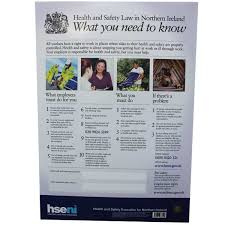 Employers are required by law to display the latest hse law poster since april 2014. Hse Health Safety Law Poster A Legal Requirement In All Workplaces A3 Car Accessories Other Car Accessories