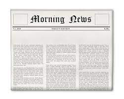Newspaper templates printed or digital, your newspaper must be both interesting and entertaining to achieve the best results. Newspaper Headline Template Stock Photo Image Of Communication Headline 16146424