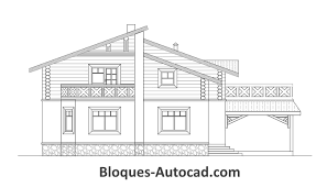 Maybe you would like to learn more about one of these? Plano De Chalet En Dwg Con 5 Dormitorios Descargar Bloques Autocad