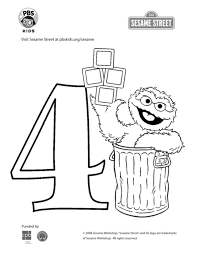 Being able to share their feelings with a trusted adult is very important to their healthy development. The Number 4 Coloring Page Kids Coloring Pbs Kids For Parents