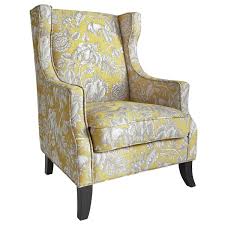 Pier 1 Alec Wing Chair Gold Floral Wing Chair Chair Mid Century Office Chair