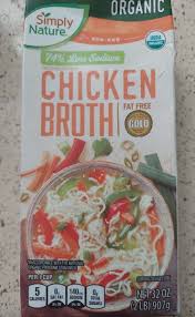 32.0% 36.0% 32.0% protein total fat total carbohydrate 10 cal. Chicken Broth
