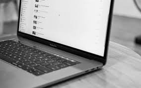 Download Wallpapers 4k Apple Macbook Pro Monochrome Modern Device Macbook Pro Laptop Apple Besthqwallpapers Com Macbook Pro 2017 Macbook Macbook Repair