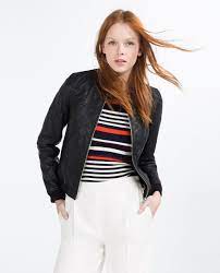 Leather Bomber Jacket View All Leather Woman Zara Bomber Jacket Leather Bomber Leather Bomber Jacket
