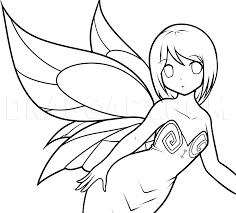 How To Draw An Anime Fairy Girl, Step By Step, Drawing Guide, By Dawn -  Dragoart