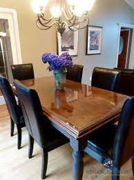 Maple kitchen & dining room tables(4). How To Refinish And Update A Maple Table Maple Tables Maple Dining Table Dining Table Makeover