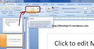 Setelah menu increase indent di klik, maka tombol decrease indent juga ikut aktif. Powerpoint 2 Cara Membuat Template Dan Slide Master Pagar Alam Dot Com