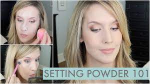 How to apply setting powder | loose setting powder makeup. How To Use Setting Powder For Natural Long Lasting Makeup That S Not Flat Youtube
