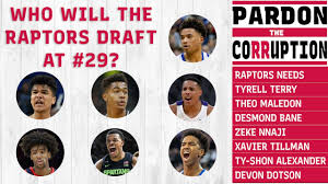 Raptors draft picks history, transactions and projected future mock draft picks. Who Will The Toronto Raptors Draft With The 29th Pick In The 2020 Nba Draft Pardon The Corruption Youtube