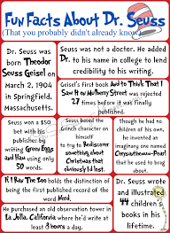 Fun Facts About Dr Seuss You Probably Didn T Know Free Printable