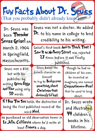 Though most were published under his . Fun Facts About Dr Seuss You Probably Didn T Know Free Printable