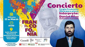 El pianista colombiano Daniel Áñez interpreta la obra para piano del  compositor boliviano Cergio Prudencio