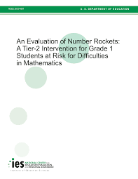 Pdf An Evaluation Of Number Rockets A Tier 2 Intervention