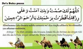 Doa buka puasa atau doa berbuka puasa adalah doa yang dipanjatkan sebelum melakukan buka arti doa berbuka puasa. Hadist Tentang Berbuka Dan Doa Buka Puasa Doa Tuhan Iman