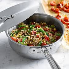 All Clad D5 Stainless Steel Essential Pan Snap Peas Recipe Sugar Snap Pea Recipe Pea Recipes