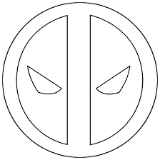 Deadpool Coloring Pages Google Search Easy Coloring Pages Deadpool Logo Coloring Pages