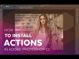 Again, you could add it to each image individually, or you could add it to one image, save the steps as an action, and then sit back while photoshop does the rest! How To Install Actions In Adobe Photoshop Cc Youtube