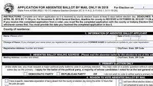Select popular legal forms & packages of any category. Ind Secretary Of State Introduces Online Absentee Ballot Application Eagle Country 99 3