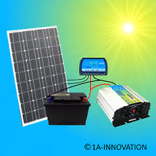 Angebot von und nachfrage nach solarstrom im check Komplettpaket 220v Solaranlage 100w Solarmodul Solarpanel Gartenhaus Garten Ebay