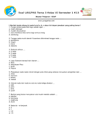 Fungsi flowchart adalah digunakan untuk menganalisa, mendesain, mendokumentasikan dan memanajemen sebuah proses atau program di berbagai bidang. Soal Uas Pas K13 Tema 3 Kelas 6 Semester 1 Sbdp Pdf Pdf