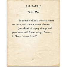 Citation art typographie inspiration artist quotes creativity quotes quote art painting quotes now quotes fear quotes quotable quotes words quotes quotes to live by motivational quotes. J M Barrie So Come With Me Where Dreams Are Born Peter Pan Book Page Quote Art