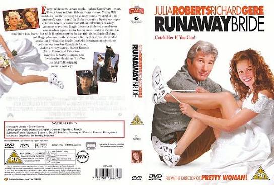 Runaway Bride - 7321901346398 - Disney DVD Database