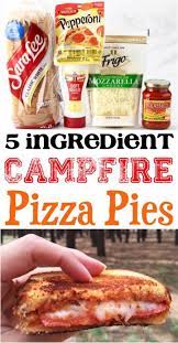 Campfire Pizza Pie Recipe Pie Iron Pizza Pocket Diy Thrill Campfire Food Camping Desserts Pie Iron Recipes