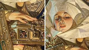 It is certainly in our best interests to know as many people as possible. J C Leyendecker A Close Up Look At His Paintings Livestream 22 Youtube