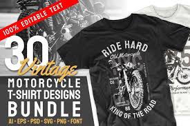 How does the sizing work? Vintage Motorcycle T Shirt Bundle Designs Vector Editable 865368 Sublimation Design Bundles